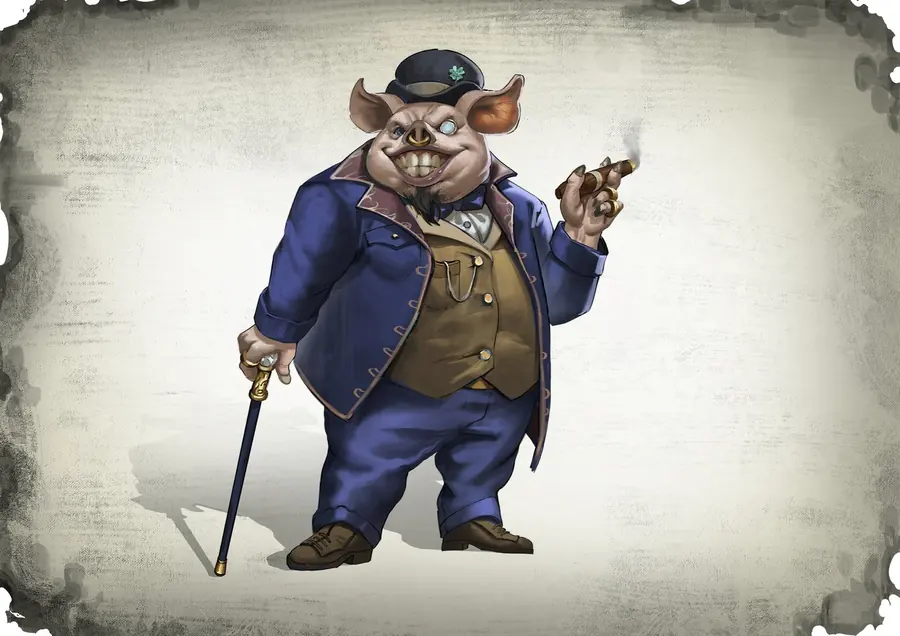 Personagem antropomórfico do Bloodhound
